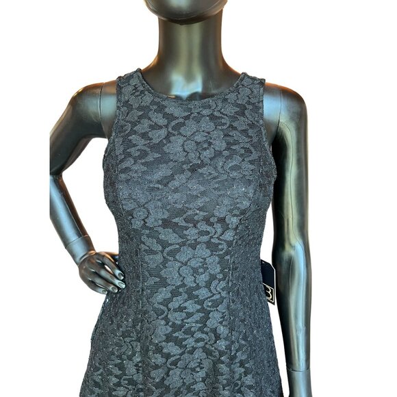 Speechless Dresses & Skirts - Black Lace Tie Back Short Dress